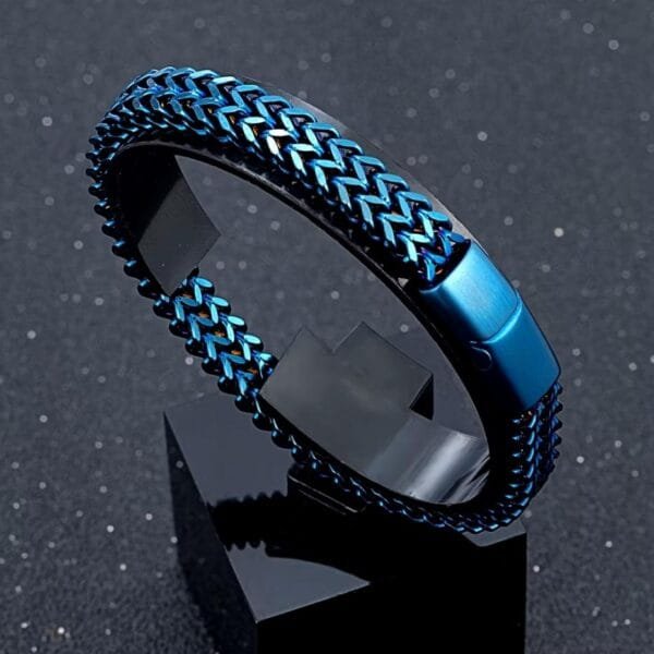 Luxury Bracelet for Men Keel Chain Titanuim Bracelet For Men Curb Chain Bracelets Jewelry Gift