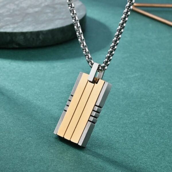 Necklace For Men Hot Military Dog Tag Titanium Pendant