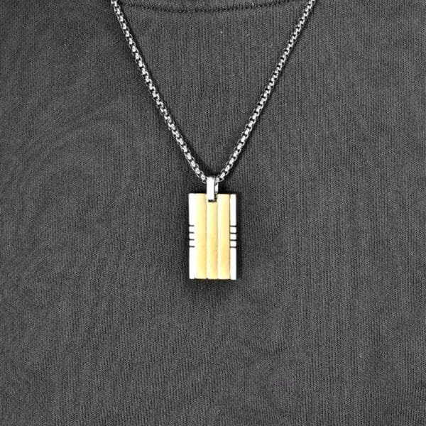 Necklace For Men Hot Military Dog Tag Titanium Pendant
