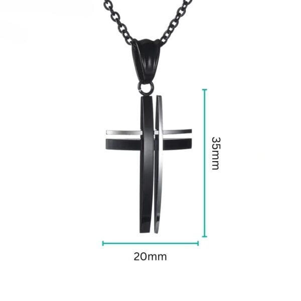 Croos Necklace 2025 Titanium Steel Religious Jewelry Fashion Cross Pendant Necklace for men Jewelry Gift For him