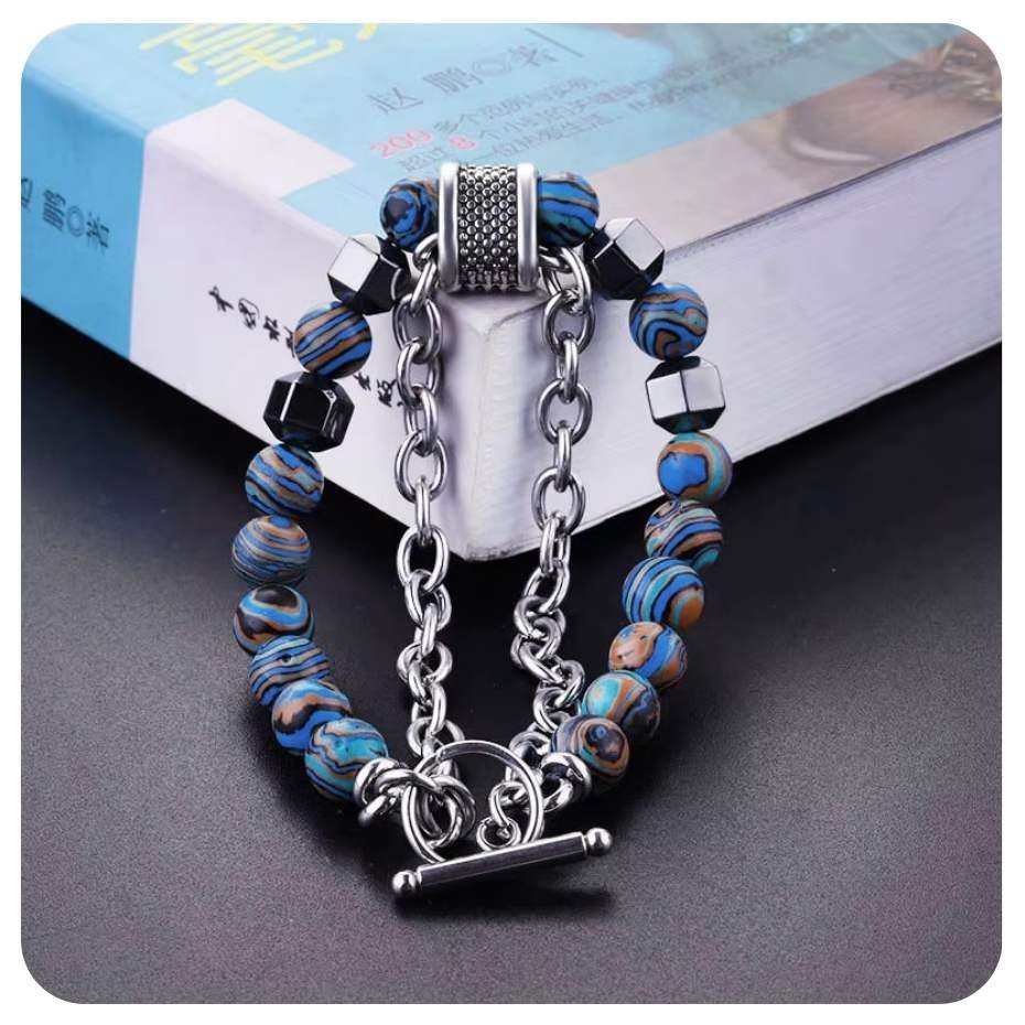 Men Bracelet Trendsetting European Men Bracelet Accessory Steel gift for him 2025