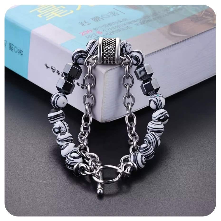 Men Bracelet Trendsetting European Men Bracelet Accessory Steel gift for him 2025