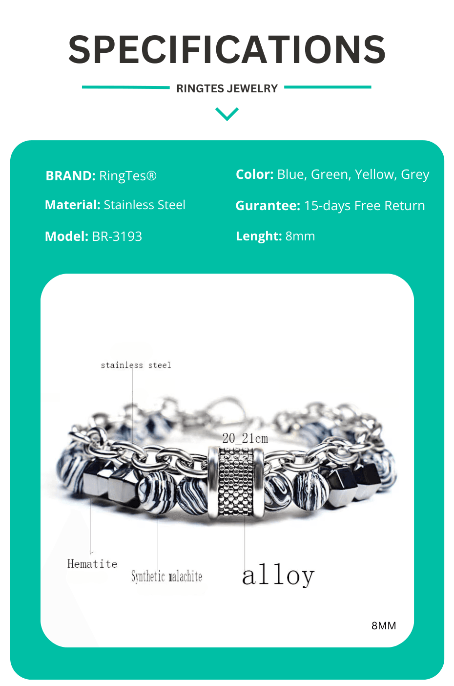 Men Bracelet Trendsetting European Men Bracelet Accessory Steel gift for him 2025