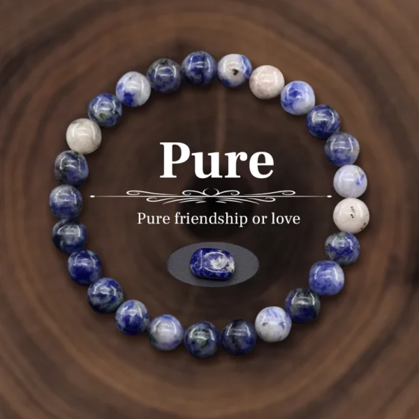 Amethyst, Quartz, Agate & Tiger Eye Beaded Bracelet – Natural Stone Healing Jewelry for Men & Women