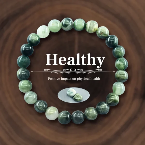 Amethyst, Quartz, Agate & Tiger Eye Beaded Bracelet – Natural Stone Healing Jewelry for Men & Women