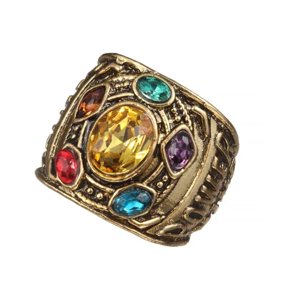 Thanos Infinity Wars Cosplay Ring Mens Punk Gothic Alloy Jewelry